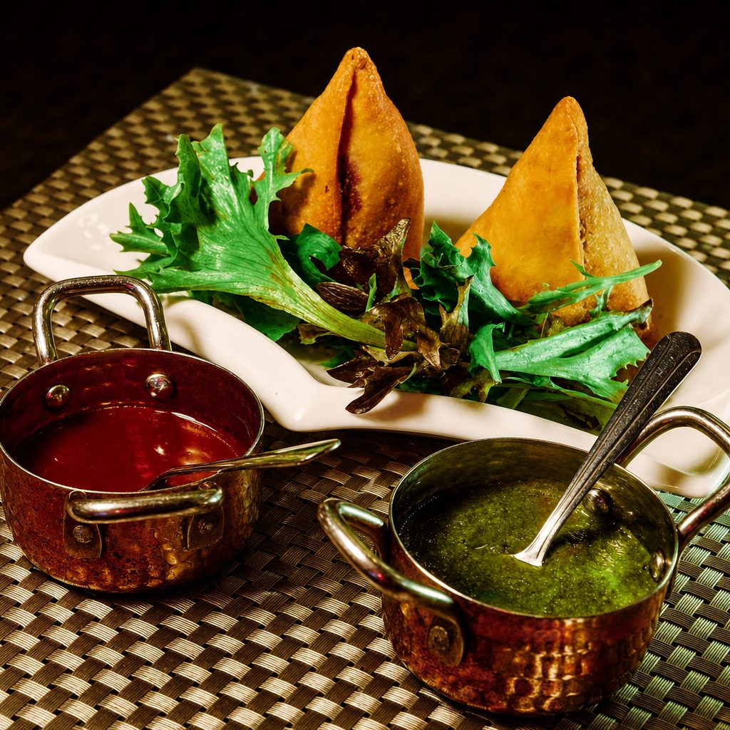 Vegetable Samosa.